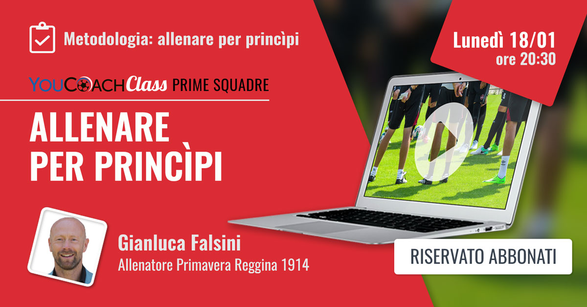 YouCoachClass Flasini webinar calcio prime squadre