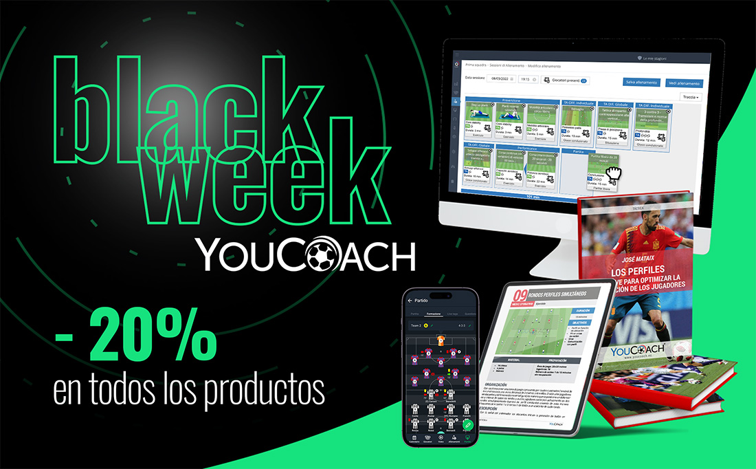 YouCoach Black Week 2024 del 25 de noviembre al 1 de diciembre